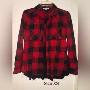 Red/Black flannel shirt